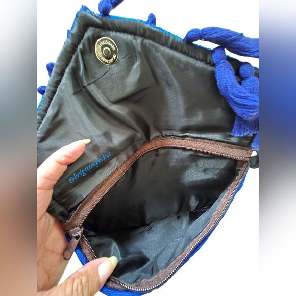 HANDMADE Mexican Embroidered Crossbody Bag - Picture 8 of 11